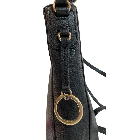 Michael Kors Medium Saffiano Leather Zip Tote Bag Black Pockets in & out - Picture 7 of 15